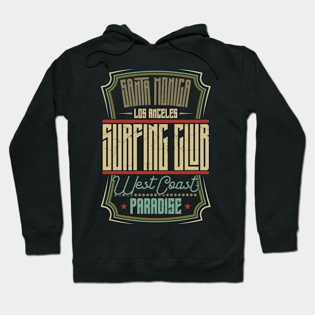 Surfing club Hoodie by Design by Nara